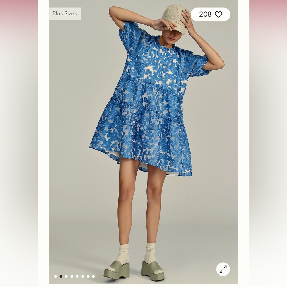 Maeve by Anthropologie Baby Blue Dress